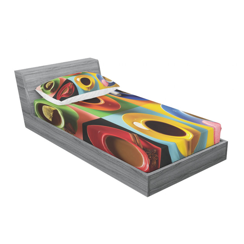 Microfiber Sheet Set, Twin XL Sheet Set with Fitted Sheet