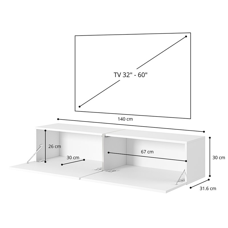 Aadityaram TV Stand Fireplace, White Marble