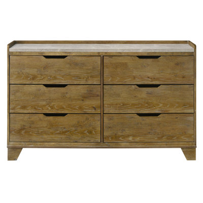 Mott 6-drawer Dresser With Mirror