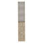 Armoire à linge Vanguard, trois tablettes, quatre tiroirs - pin clair / blanc-1381698625