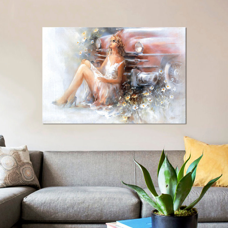 « relax », reproduction sur toile, H 26 po x l 40 po x P 1,5 po, Toile tendue, Pas de tapis