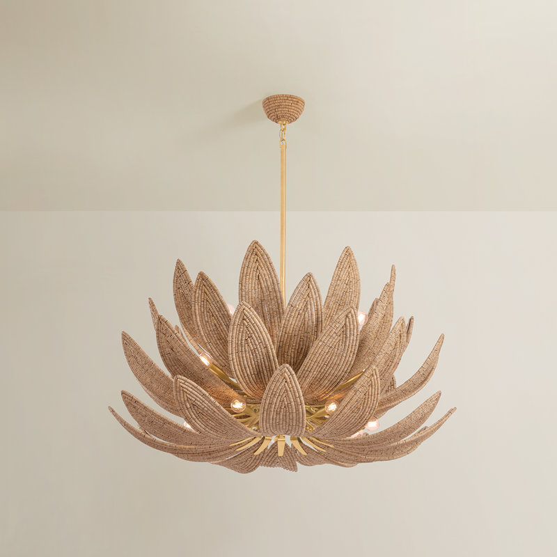 Saint Tropez Pendant, 28 Lights, 88" H x 42" W x 42" D