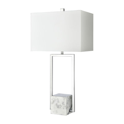 Lampe de table 1 lumière de 31 po de hauteur Dunfield Mews - Chrome