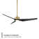 60" Stella 3 - Blade Outdoor/Indoor Smart Ceiling Fan with Remote Control Included, Works With Google Assistant, Amazon Alexa, Samsung Smart Things