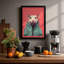 Rat In Turquoise Modern - Print-136682900-136682898