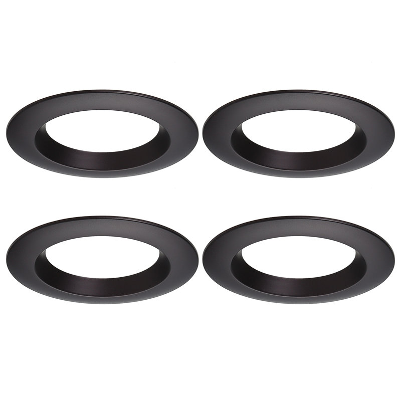 Garnitures d'éclairage encastrées ouvertes 4 po, Bronze huilé