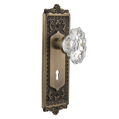 Assiette à œuf et jeu de fléchettes avec trou de serrure décoratif et poignée de porte Nostalgic Warehouse