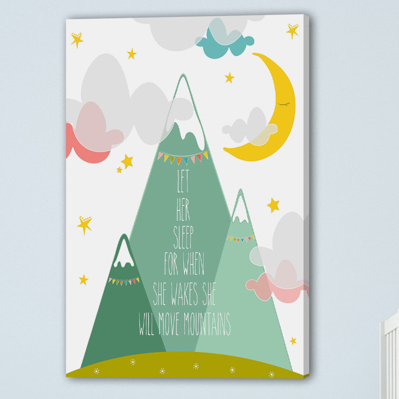 «Let Her Sleep» par Karen Zukowski, reproduction sur toile tendue, H 30 po x l 20 po x P 1,5 po