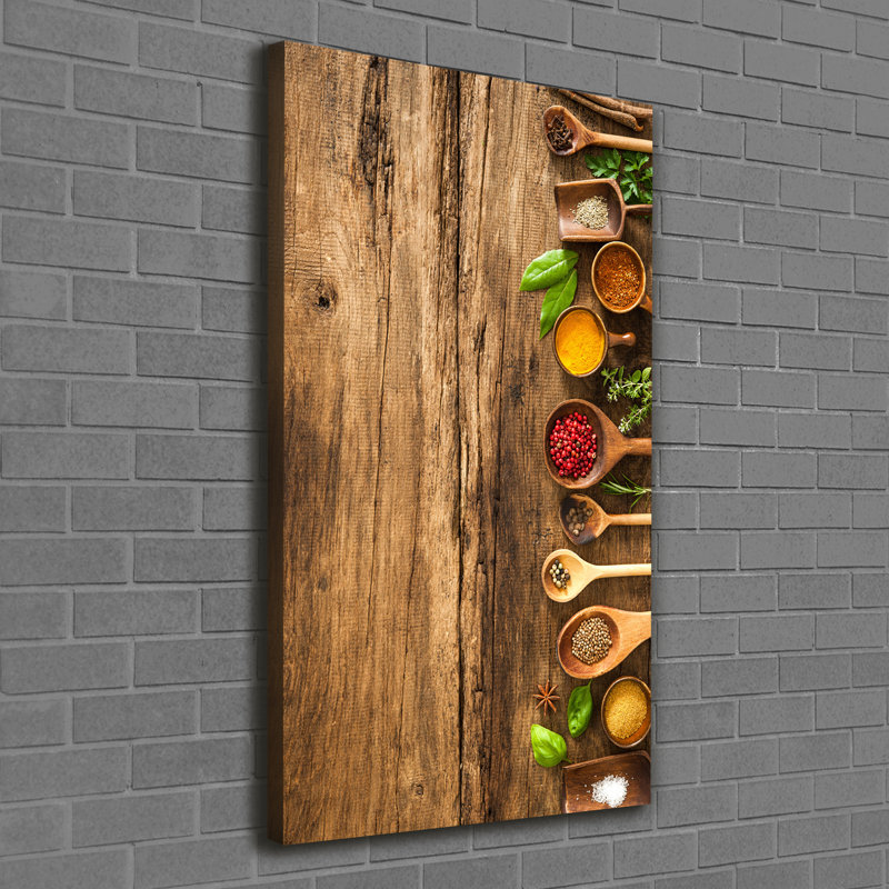 Aqeela Colourful Spices - Wrapped Canvas Print