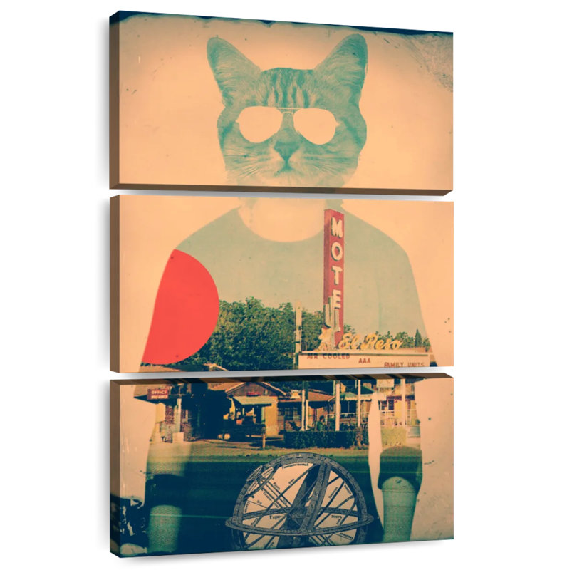 Brampt Cool Cat Vintage, 38" H x 24" W