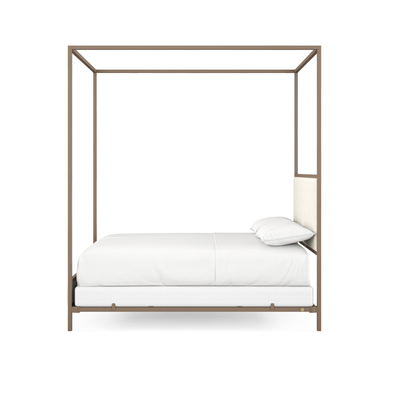 340 Modern Classic Canopy Bed | Complete Canopy, Bronze, Queen