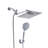 High Pressure Rainfall and Handheld Shower Combo