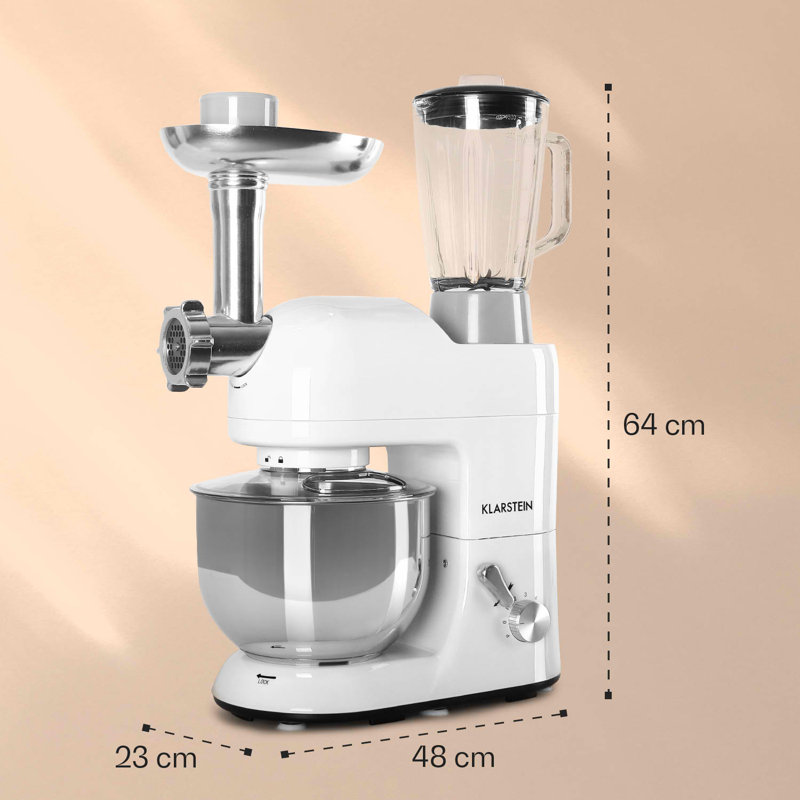 Klarstein 5L Stand Mixer, White