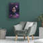 Art mural sur toile tendue - «Black histoire 10» de Wumples, décoration murale pour le salon, la chambre à coucher ou le bureau - 12 x 19