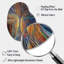 «The Energy Of Mystical Radiant Tree I - Landscape Trees Pear Shape Assymterical Metal Art mural-1461337754