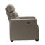 Fauteuil inclinable électrique en cuir véritable de 31,50 po Gumesindo-1315888098