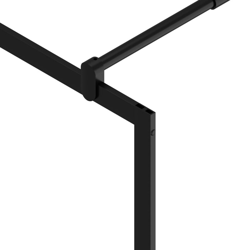Amill 195mm H Framed Wet Room Glass Screens with Glass, 195cm H x 80cm W x 80cm D