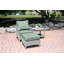 Bella Wicker Teak Outdoor Ottoman-809724667-809724668