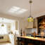 Luminaire suspendu rétro en vitrail, libellule Lotus réglable