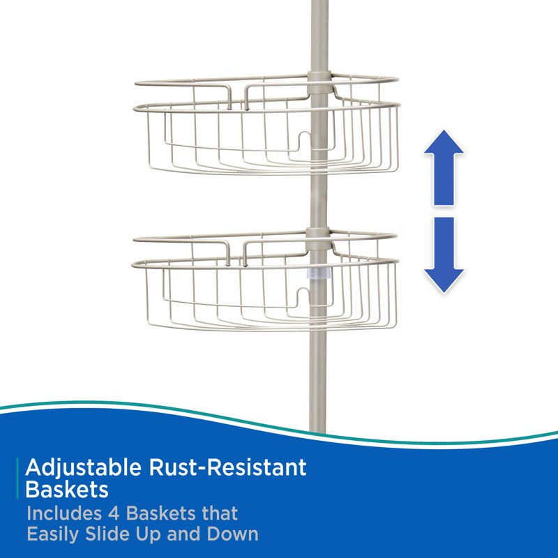 Shower Caddy, Satin Nickel