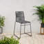Ensemble de 2 tabourets Bayliff gris anthracite et gris anthracite-298180756