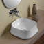 Lavabo au-dessus de la cuve avec drain central 17 "Whitehaus