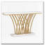 Console de table d'entrée en faux marbre