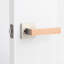 Levier de porte double Summit en nickel satiné Summit-71450989-71089170-71089167