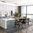Swivel Tufted Dining Chairs With Casters And Arms-97867329-105846496