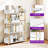 57.09" H Bookcase With 5-Tier Shelf Display Rack For Living Room-666016289-662966999