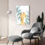«Safari Baby Giraffe» par Petals Prints Design, art mural en verre acrylique-101632257