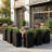 Rectangular Metal Planters for Outdoor Plants-2112806761