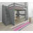 Lennon Kids Full Loft Bed with Drawers-1119851334
