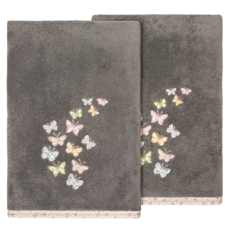 Midweight Bath Towel, Charcoal