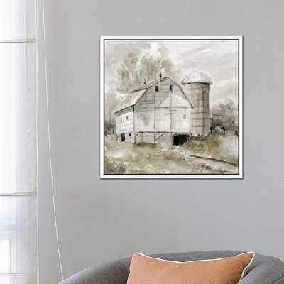 Neutral Silo 1 Piece Painting on Canvas