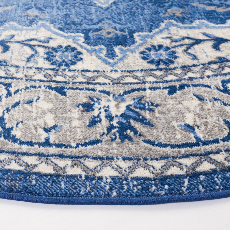 Brentwood Performance Oriental Rug, Round 6'7"