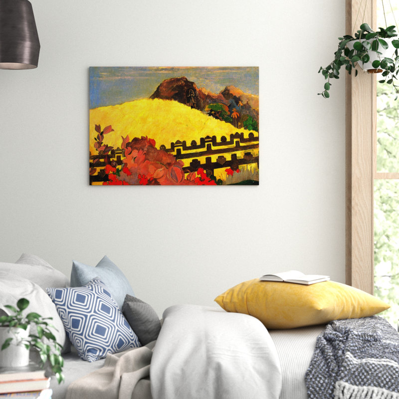 Landscape by Paul Gauguin - Wrapped Canvas, 35cm H x 50cm W