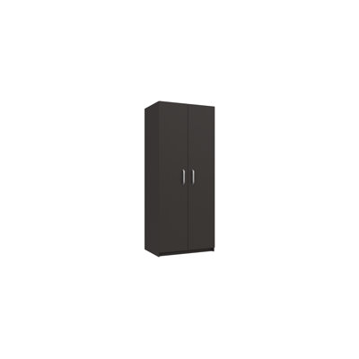 Narvaez 2 Door Manufactured Wood Wardrobe