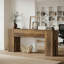 Table basse rustique, console robuste, table de couloir en bois