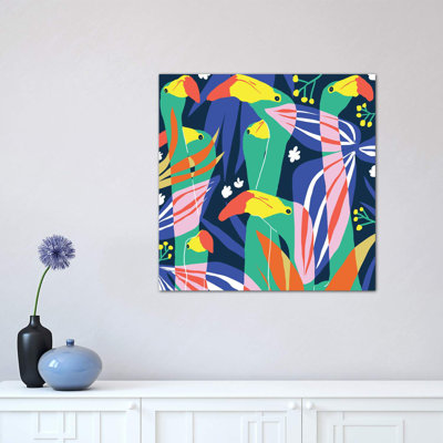 Don't Give A Flock - Wrapped Canvas Print