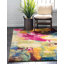 Tapis rose tissé à la machine Rizer-22363130