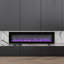 Brayden Studio 127cm W Black Electric Fireplace