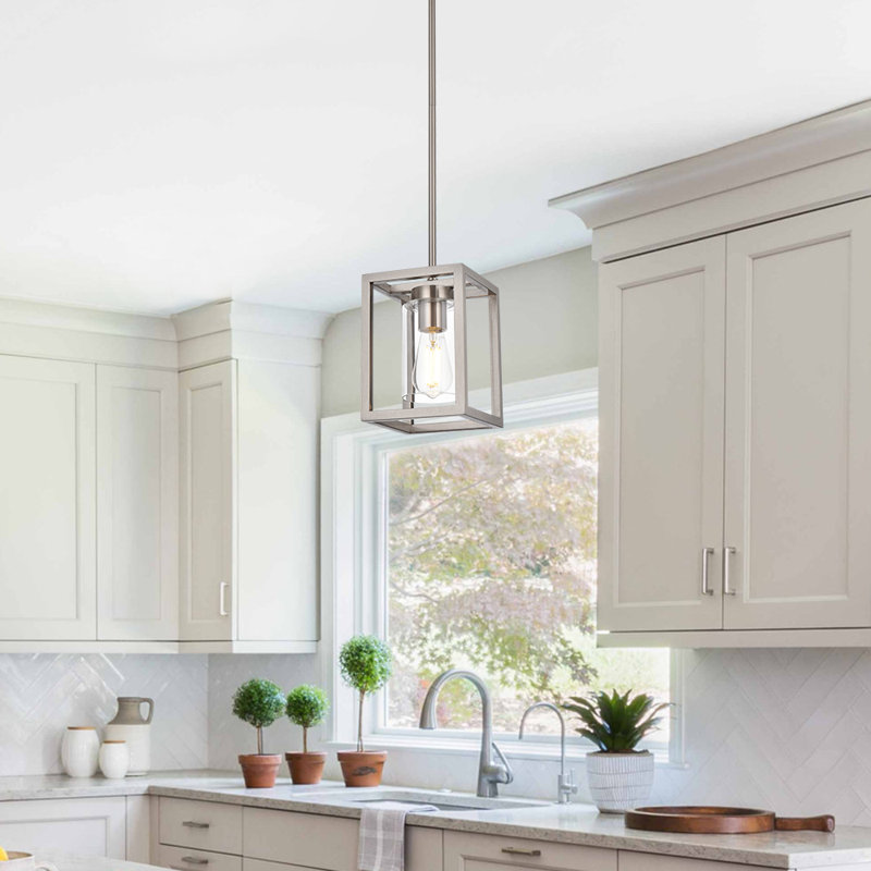 Lagarde 1 - Light Single Pendant, Brushed Nickel