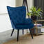 Velvet Wingback Chair