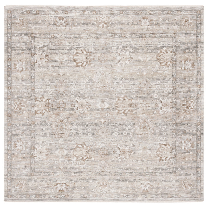 Mason 100 Performance Oriental Rug, Square 6'3"