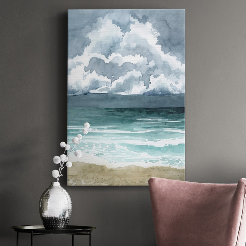 South Beach Storm II - impression sur toile tendue, H 18 po x l 12 po x P 1,5 po