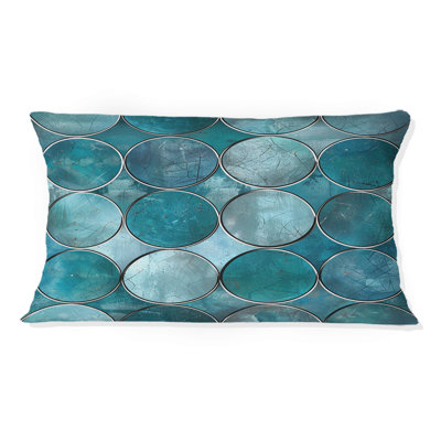Coussin lombaire Glam II - Glam Silver Turquoise