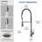 Commercial Style Dual Function Single Handle Pull Down Kitchen Faucet-126450218