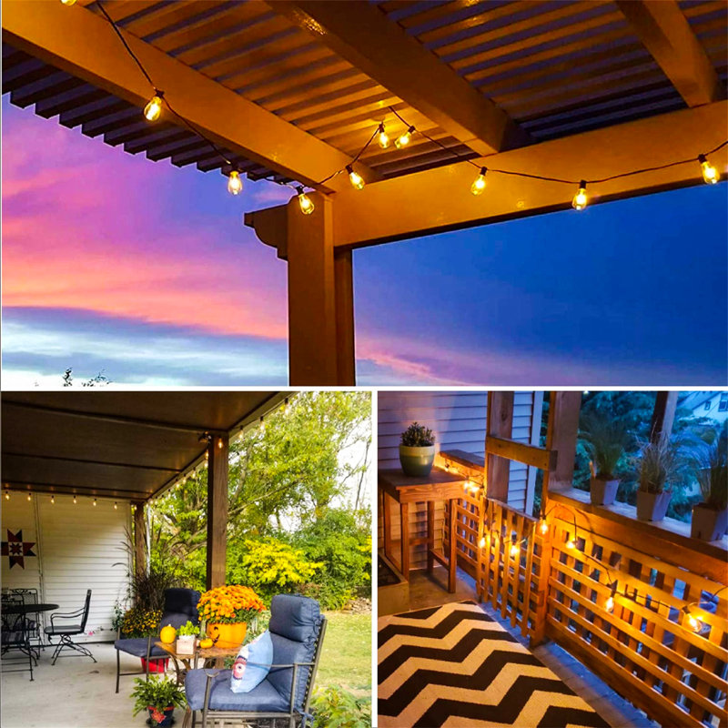 Andrew-James 15M 27 - Bulb Standard String Light (End to End Connectable)