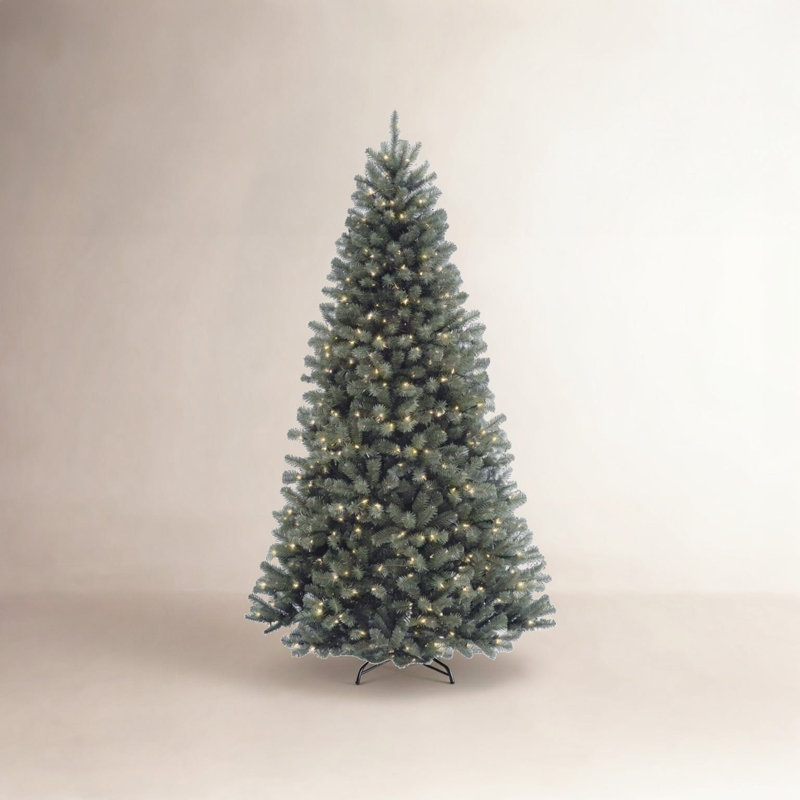 Pre-Lit Spruce Christmas Tree, 9'